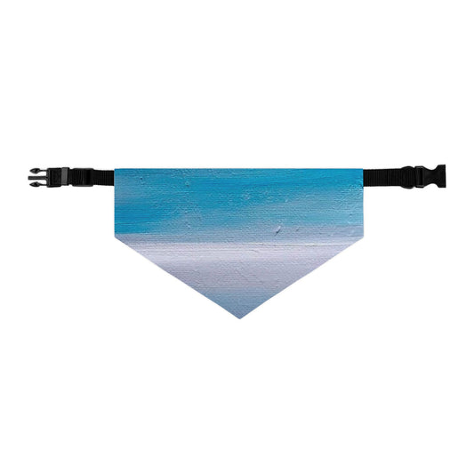 Ocean Watercolor Pet Bandana Collar — Blue Beach Dog & Cat Accessory