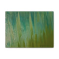 Abstract Green Texture Matte Canvas Print — Stretched 1.25" Wall Art