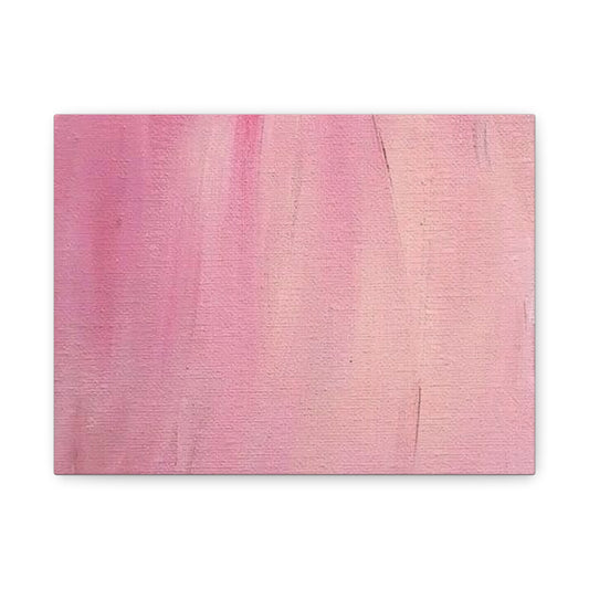 Pink Watercolor Abstract Matte Canvas Wall Art, Stretched 1.25"