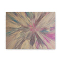 Abstract Burst Matte Canvas Wall Art – Pastel Explosion Stretched 1.25"