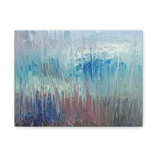 Abstract Sea Breeze Matte Canvas Print — Stretched 1.25" Wall Art