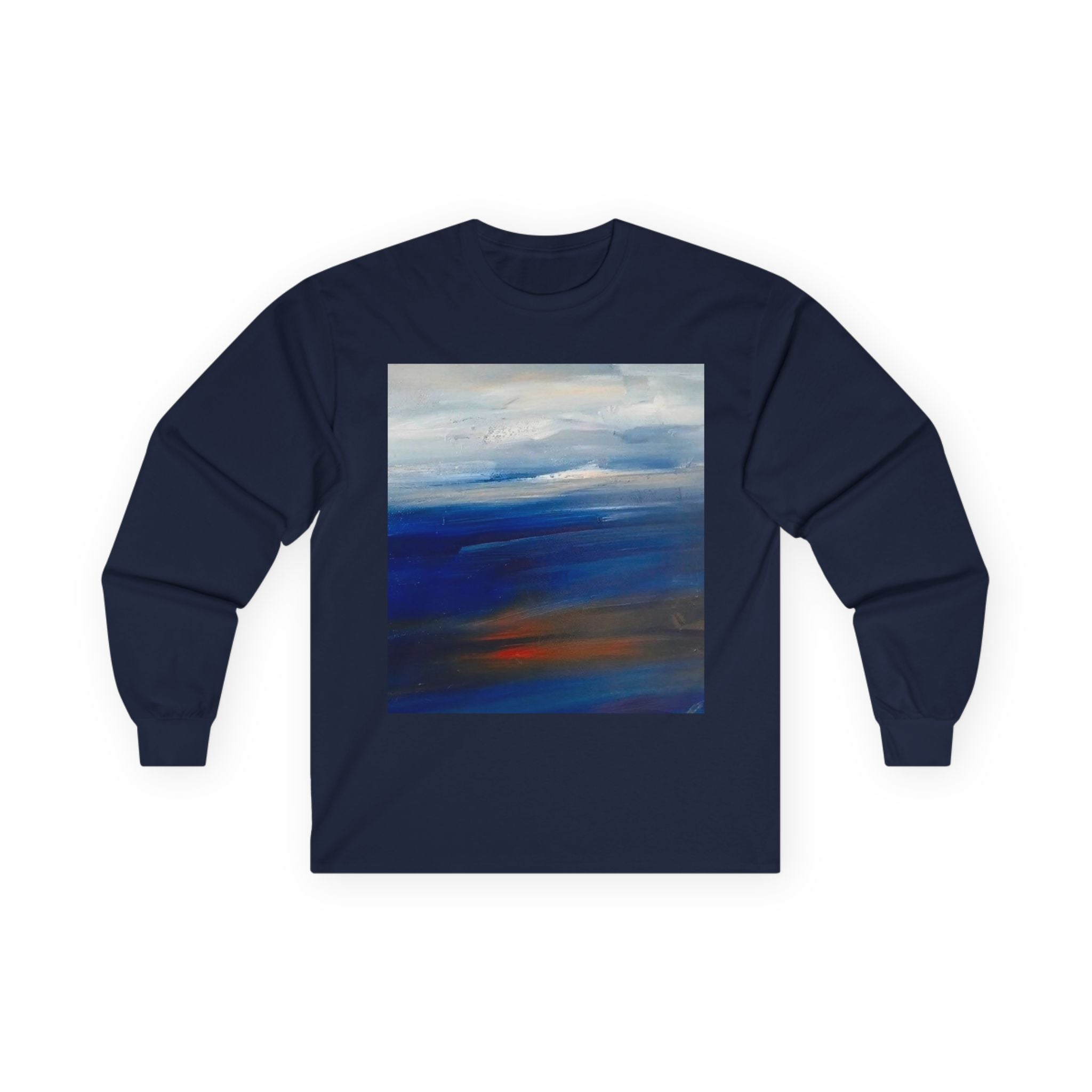 Abstract Ocean Breeze Long Sleeve Tee