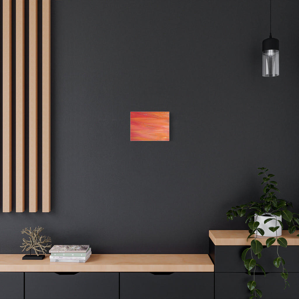 Abstract Orange Sunset Matte Canvas Wall Art — Stretched 1.25"