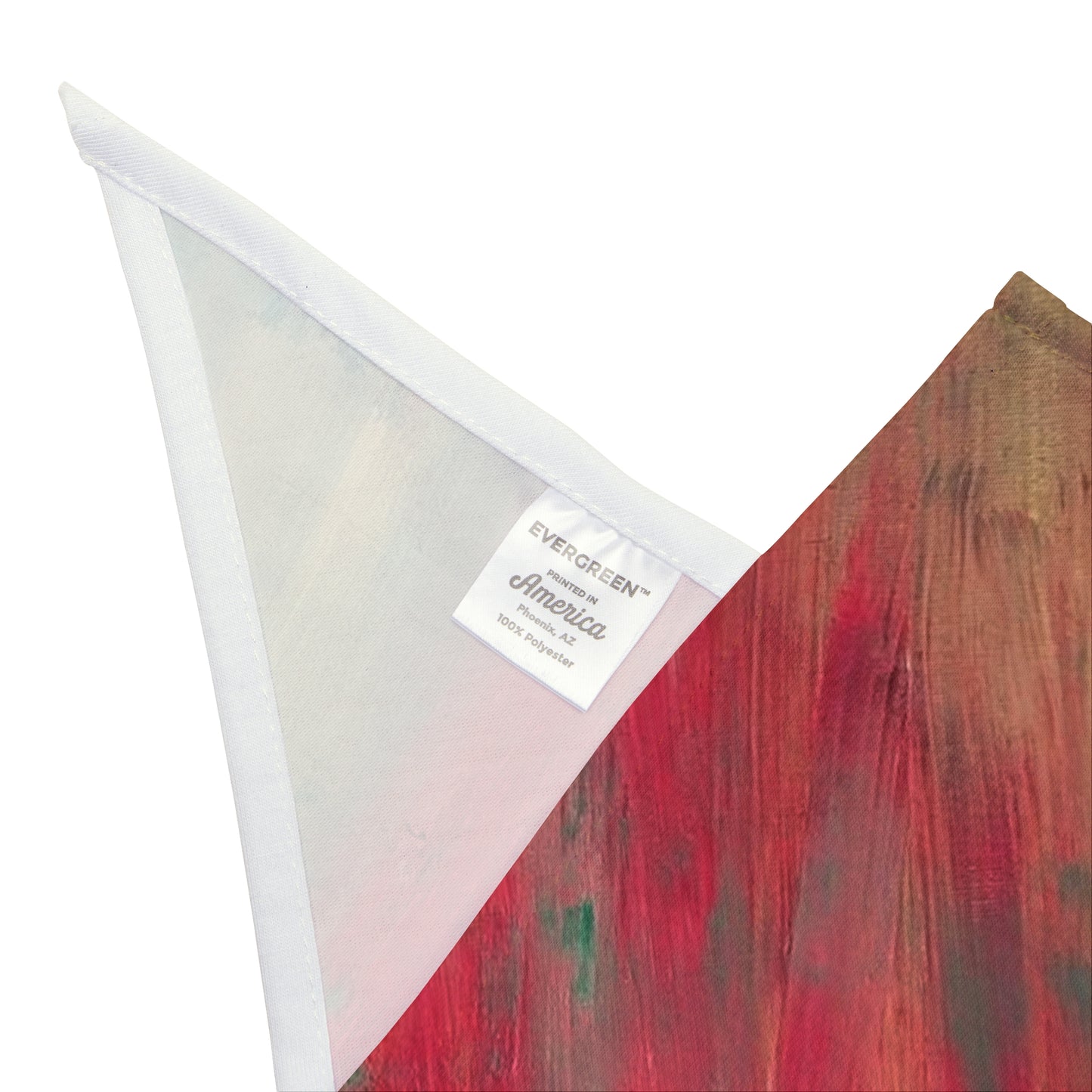 Abstract Watercolor Pet Bandana – Pink & Teal Tie-Dye Triangle Scarf for Dogs & Cats